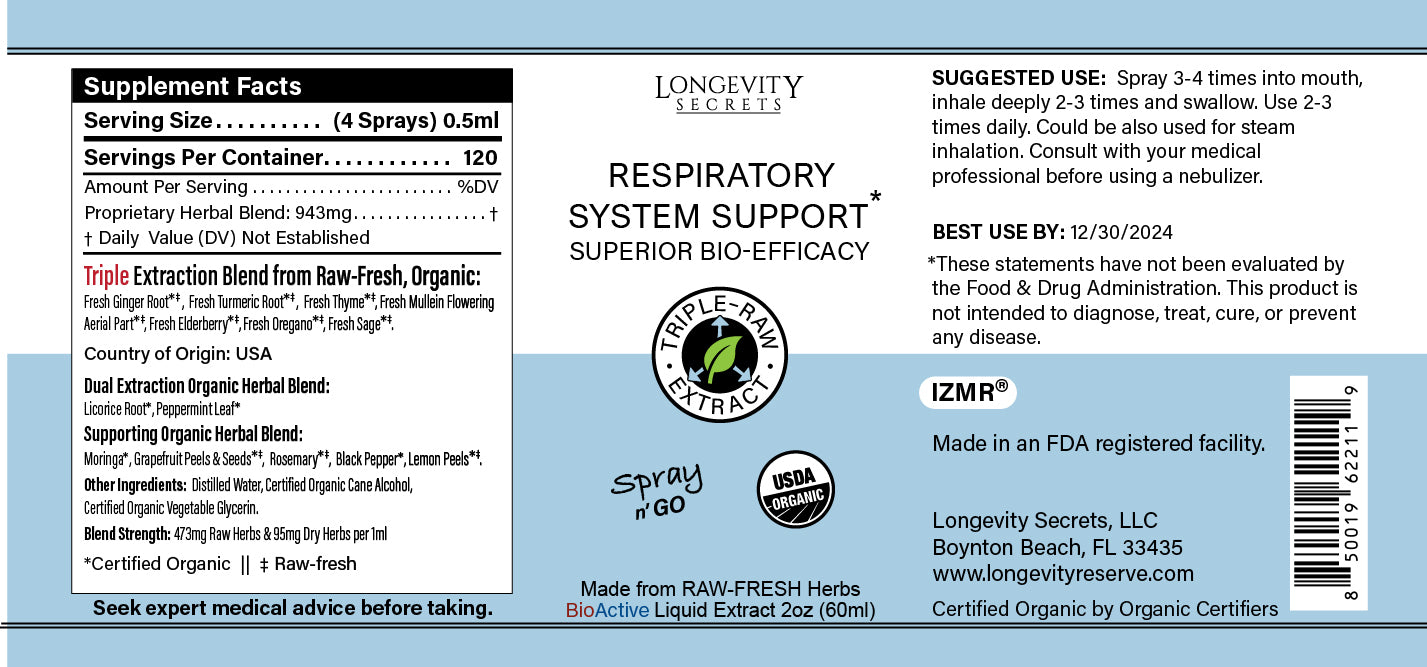 RESPIRATORY SYSTEM SUPPORT