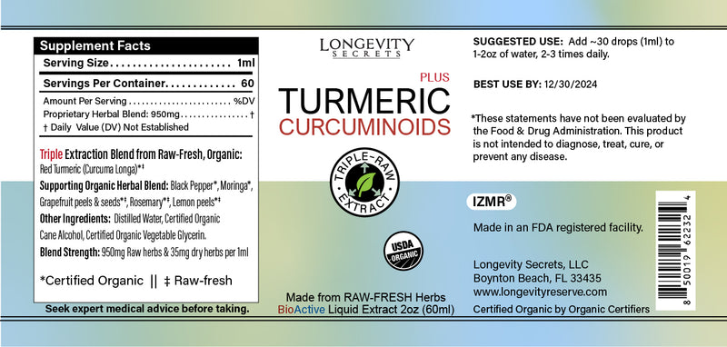 TURMERIC Curcuminoids